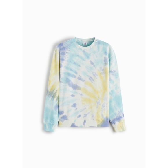Zara Men’s Tie-Dye Print Sweatshirt Size L - Picture 1 of 7